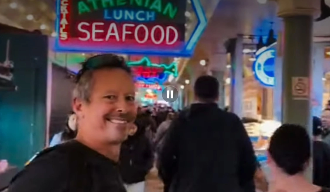 Seattle fish market visit