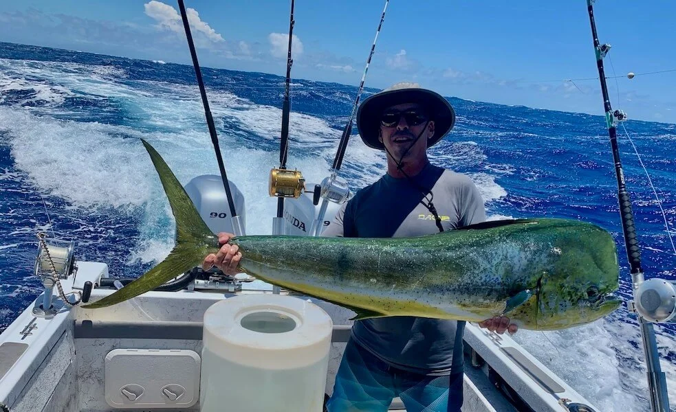 Maui private chef Matt fishing