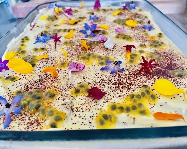 Lilikoi passion fruit tiramisu