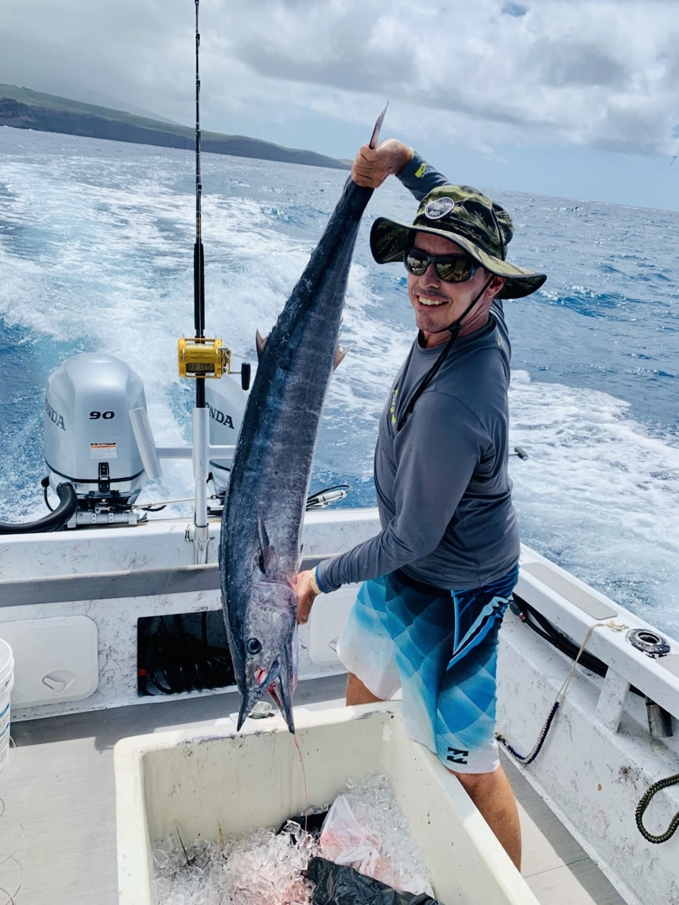 Maui chef Matt Yakabouski fishing